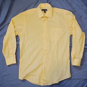Men's Yellow Button-Down Shirt